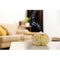 Oco Life Zen Light Wood Grain Ultrasonic Diffuser With Reawaken 10ml & Breathe 10ml